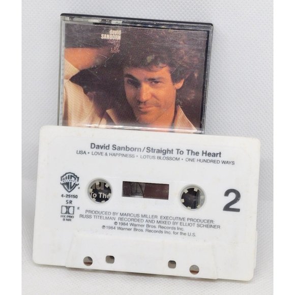 David Sanborn Cassette Tape Straight to the Heart , Tested Works - Picture 5 of 8